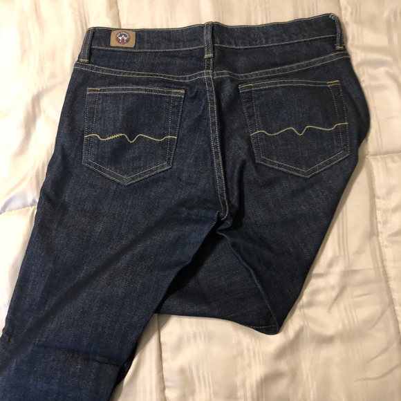 Red Engine Cigarette Cropped Skinny Jeans - Picture 2 of 2